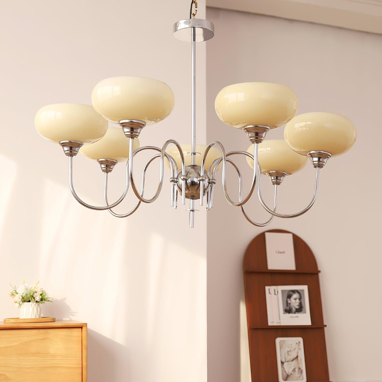 Creamy Persimmon Chandelier - Blowlighting