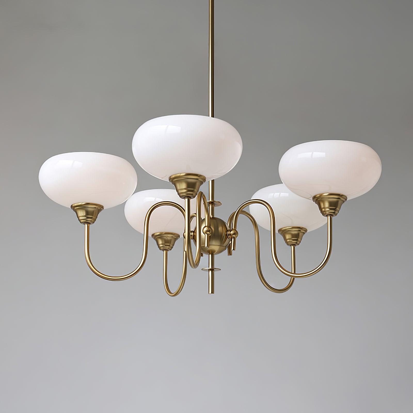 Creamy Persimmon Chandelier - Blowlighting