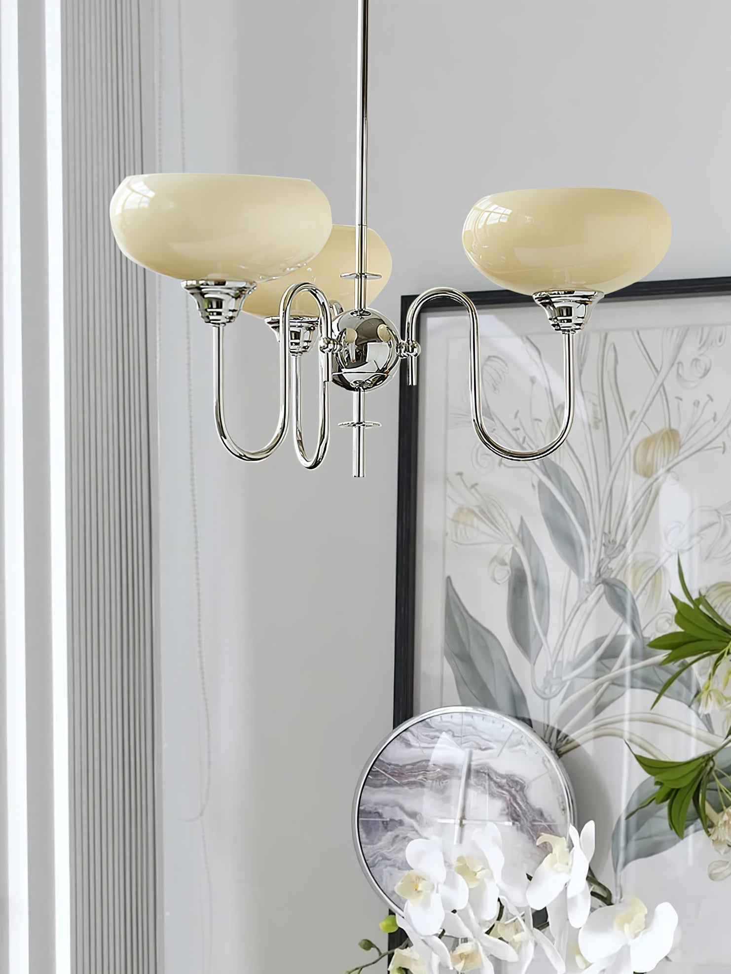 Creamy Persimmon Chandelier - Blowlighting