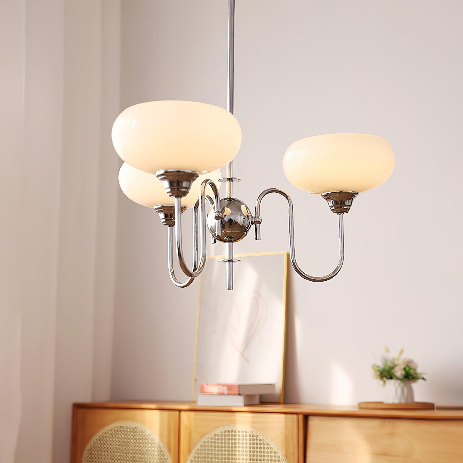 Creamy Persimmon Chandelier - Blowlighting