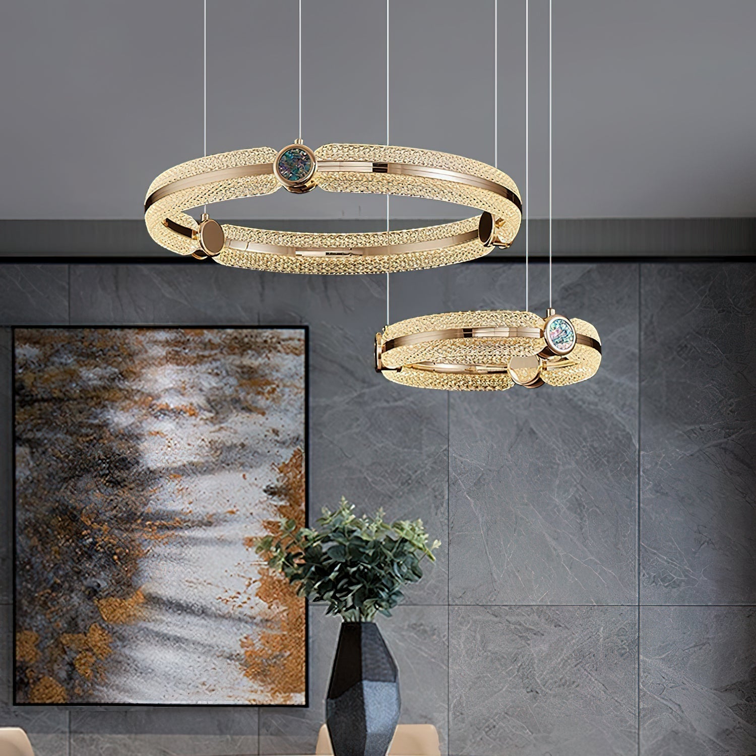 Aurora Chandelier Creative Ring - Blowlighting