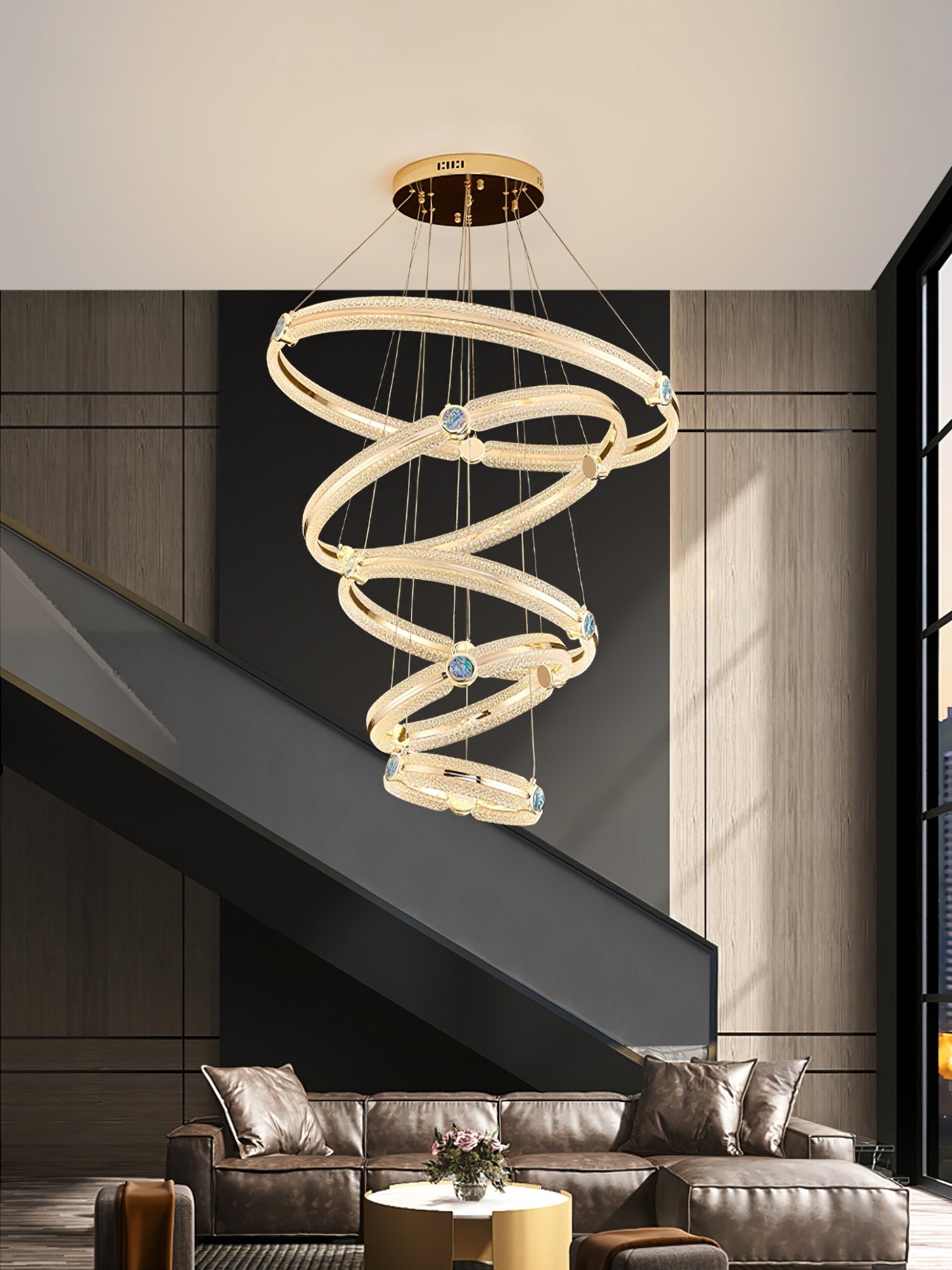 Aurora Chandelier Creative Ring - Blowlighting