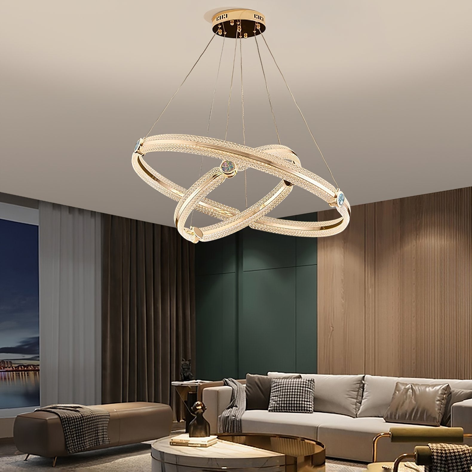 Aurora Chandelier Creative Ring - Blowlighting