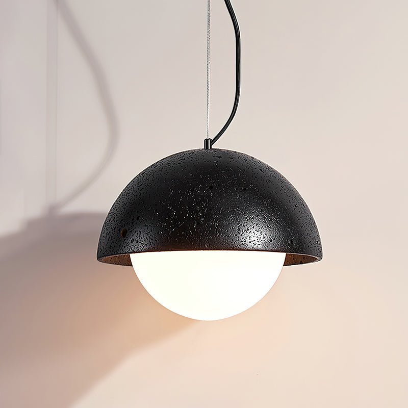 Avdoraris Dome-Shaped Travertine Pendant Light - Letslighting
