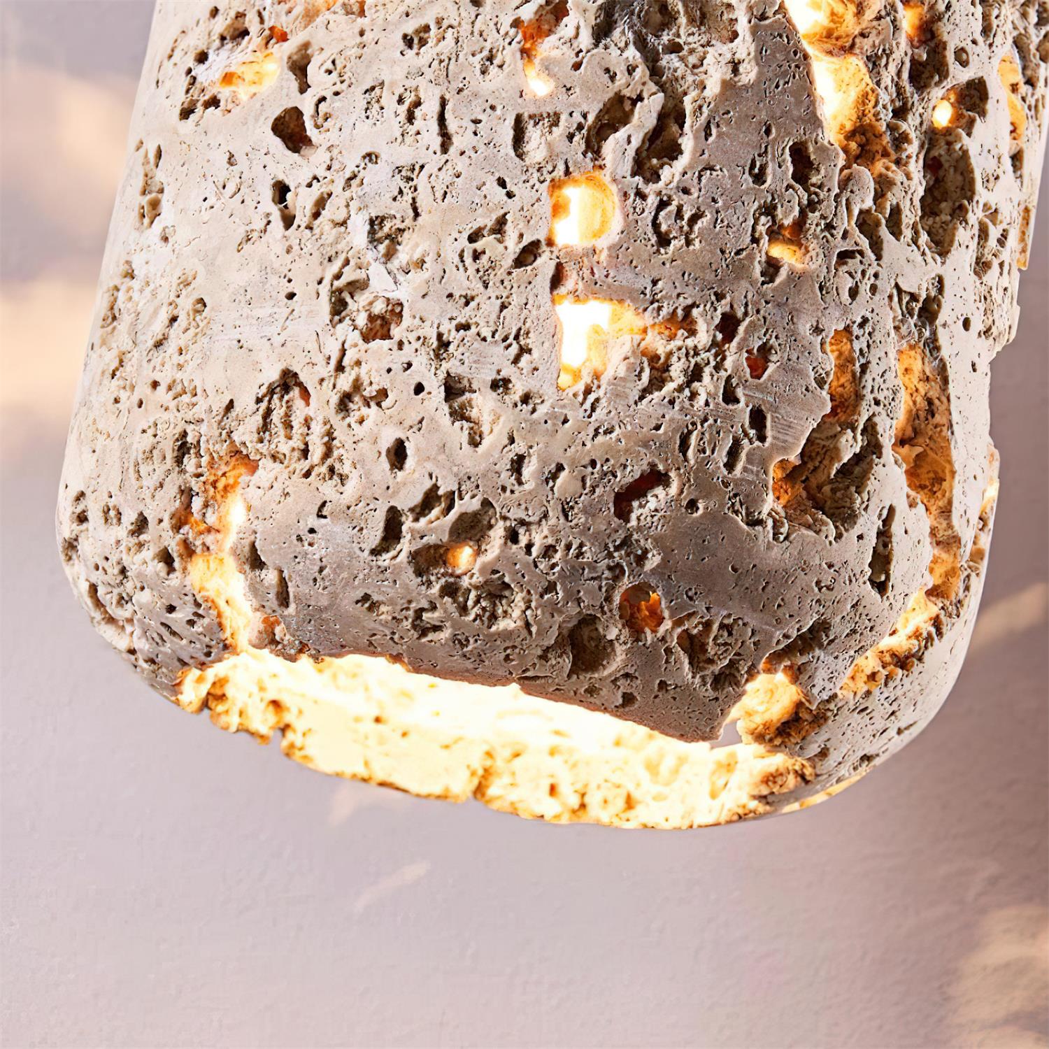 Eryno Concrete Travertine Pendant Lamp - Letslighting