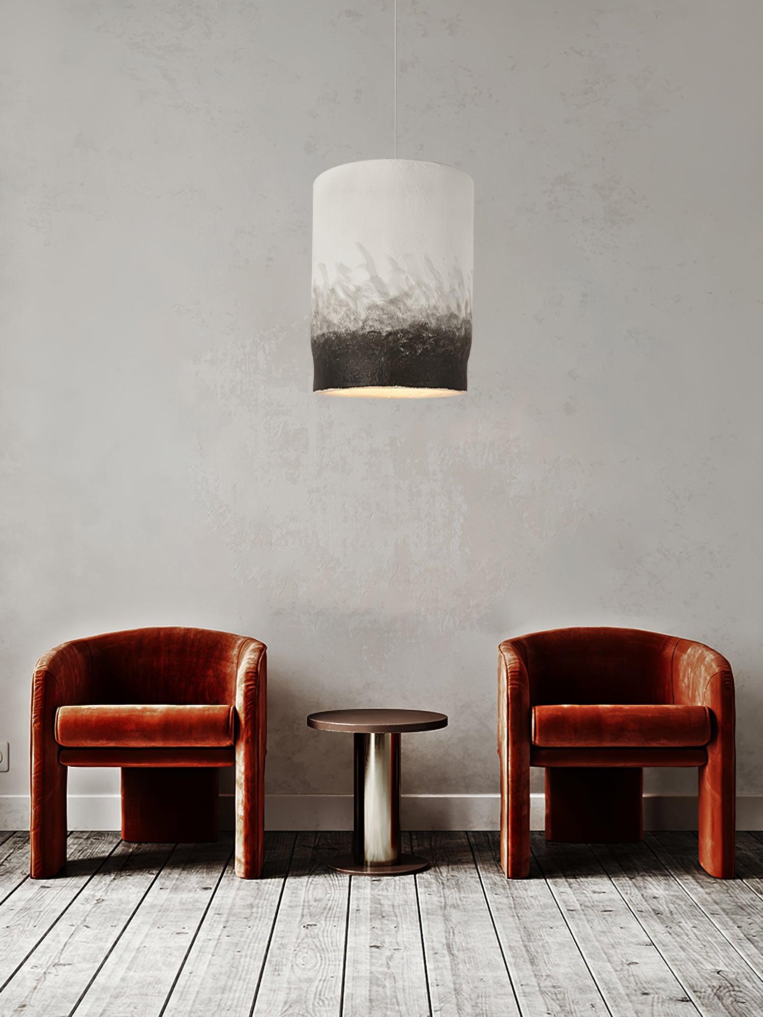 Ceraeion Modern Minimalist Crust Thin Metal Pendant Lamp - Blowlighting