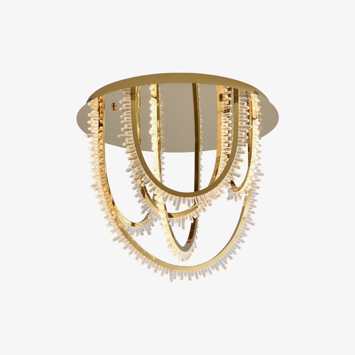 Crystal Individual Creativity Corde Metal Crystal Ceiling Light - Blowlighting