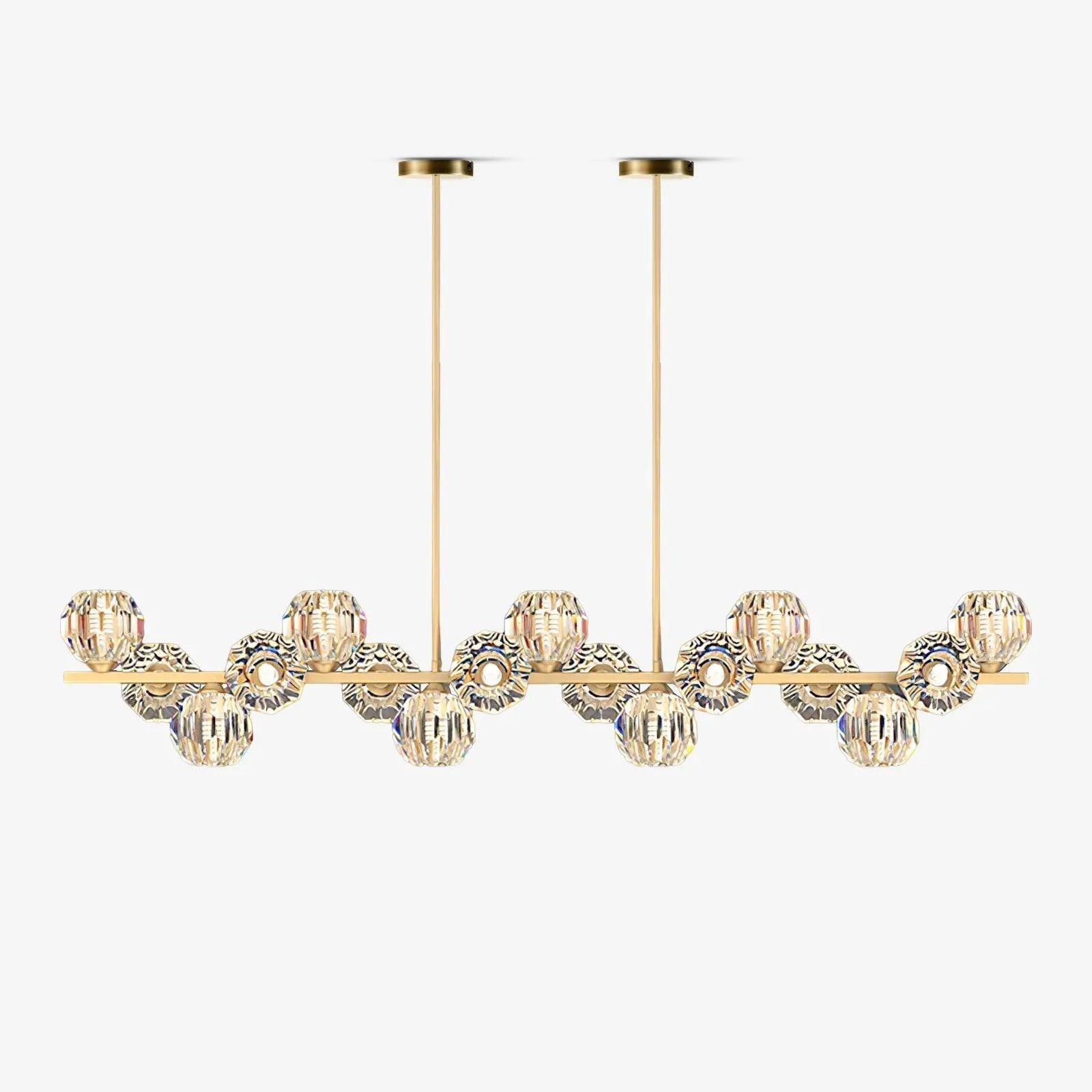 Crystal Glass Ball Chandelier - Blowlighting