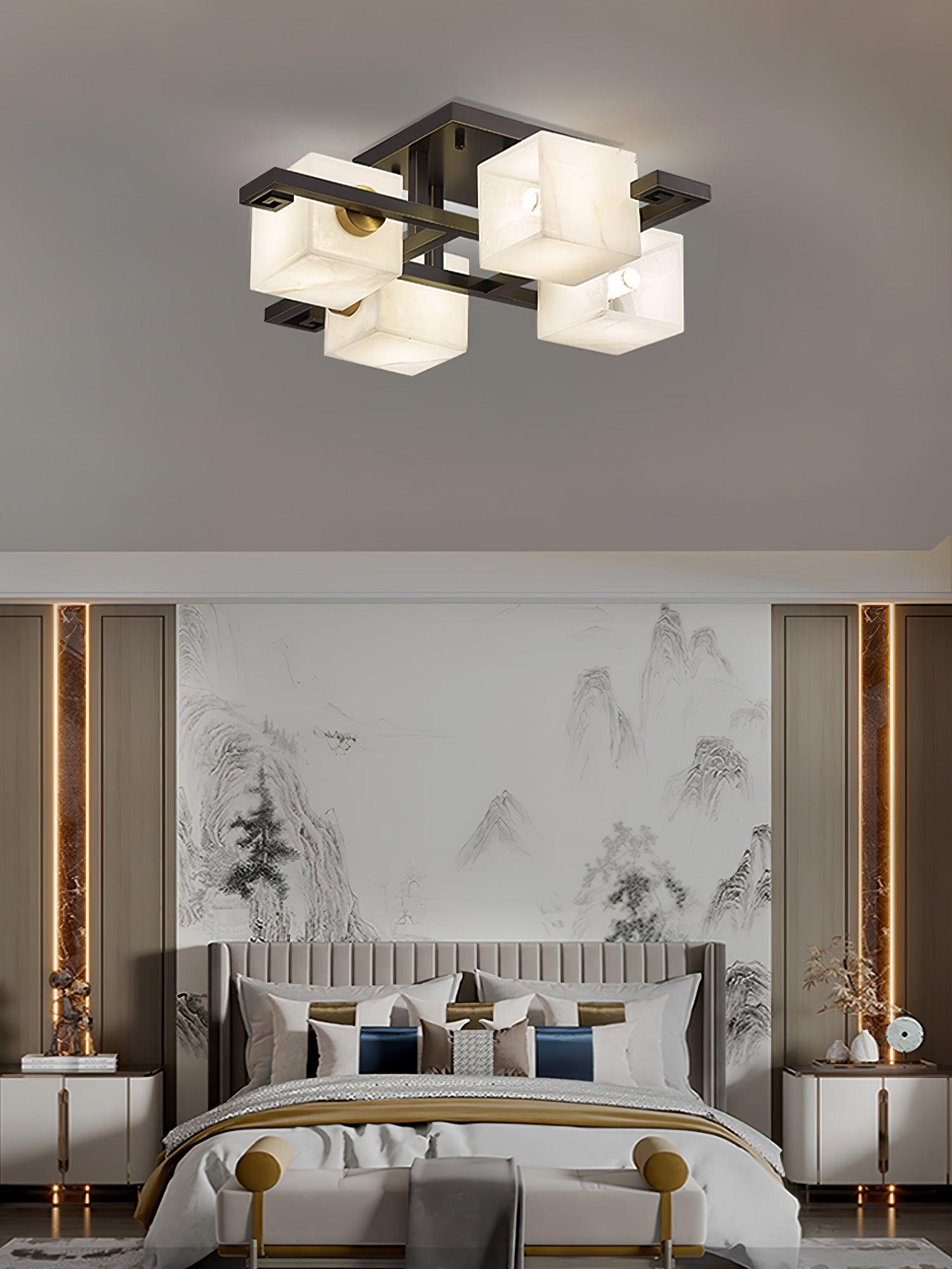 Kaelen Alabaster Ceiling Light - Letslighting