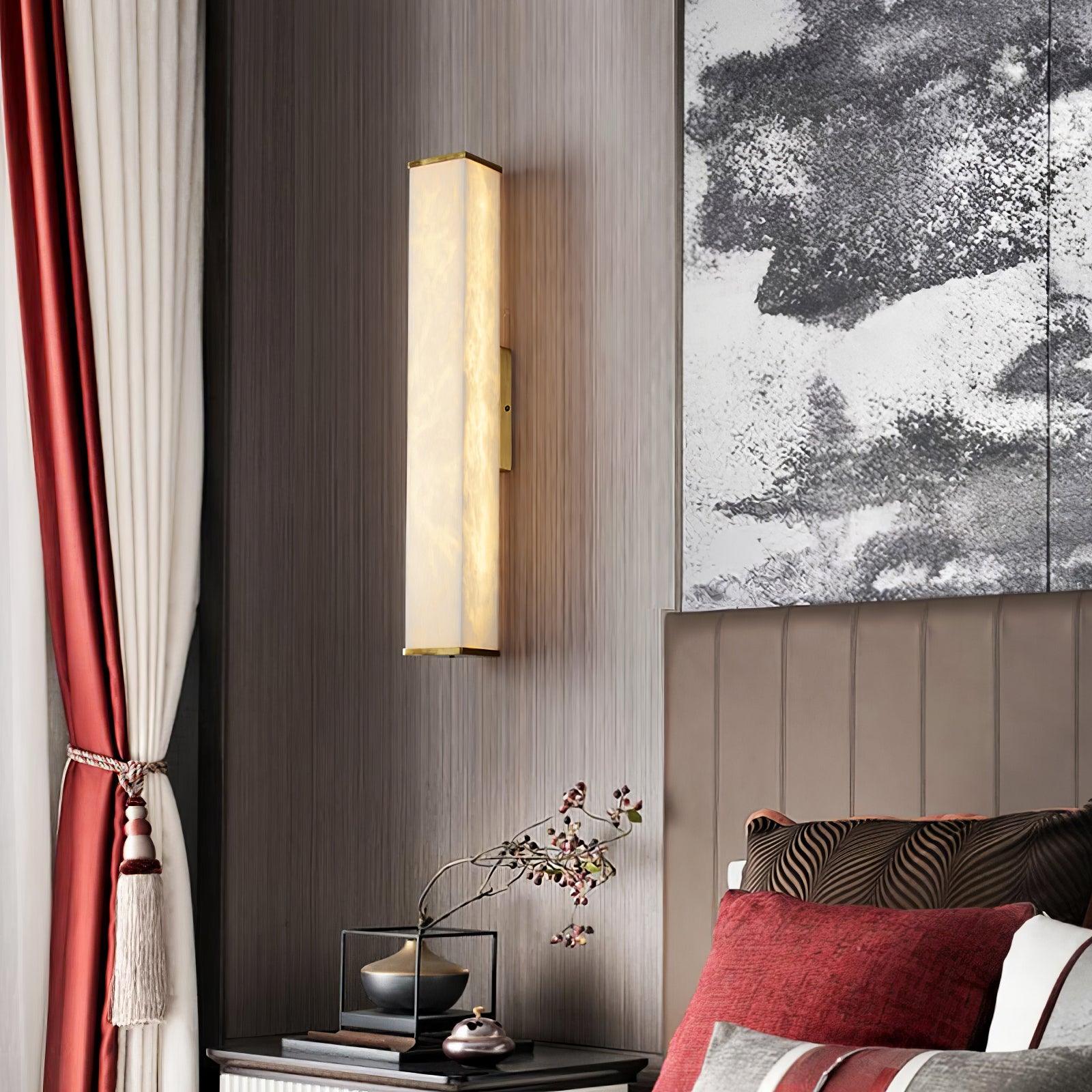 Vithaira Alabaster Linear Wall Lamp - Letslighting