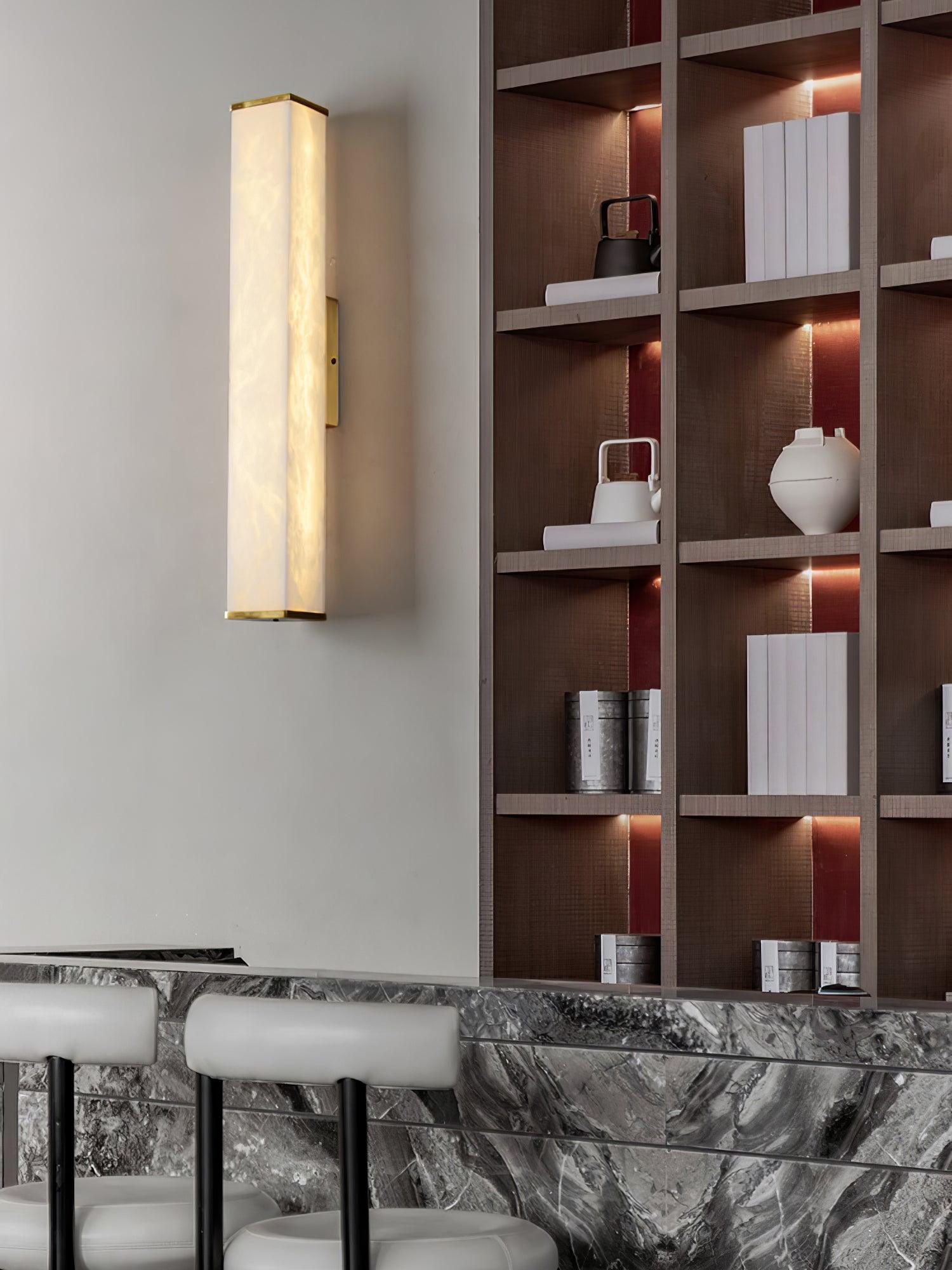 Vithaira Alabaster Linear Wall Lamp - Letslighting