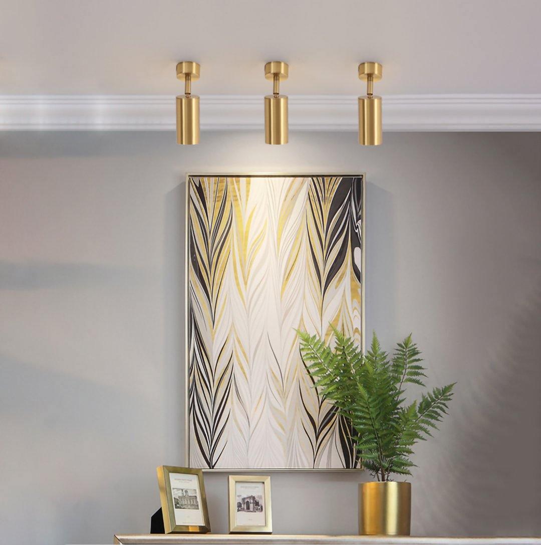 Cylinder Brass Series Ceiling Lamp - Blowlighting