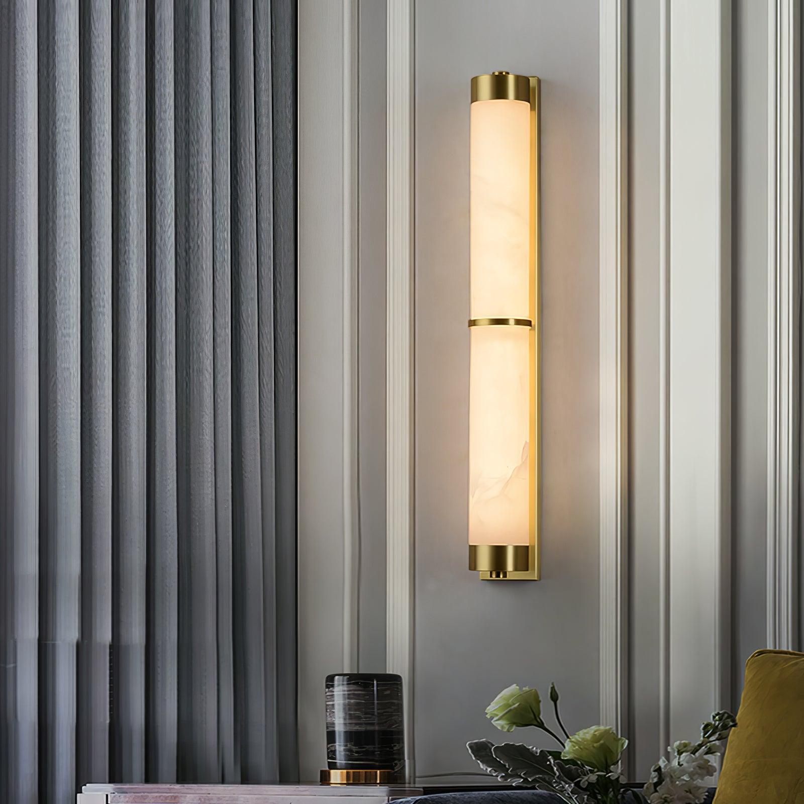 Olmirira Minimalist Alabaster Wall Light - Letslighting