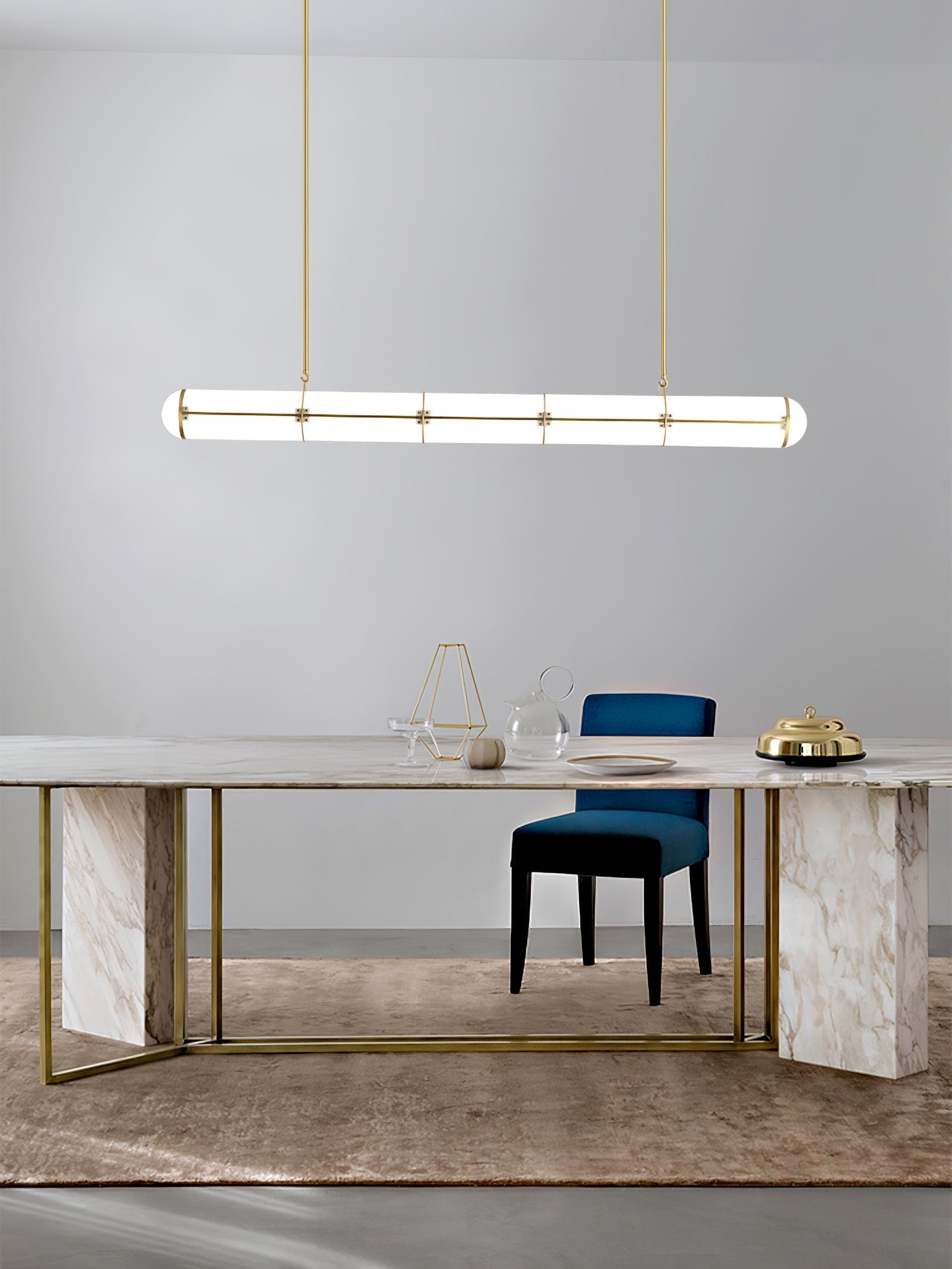 Cylindrical Endless Pendant Light - Blowlighting