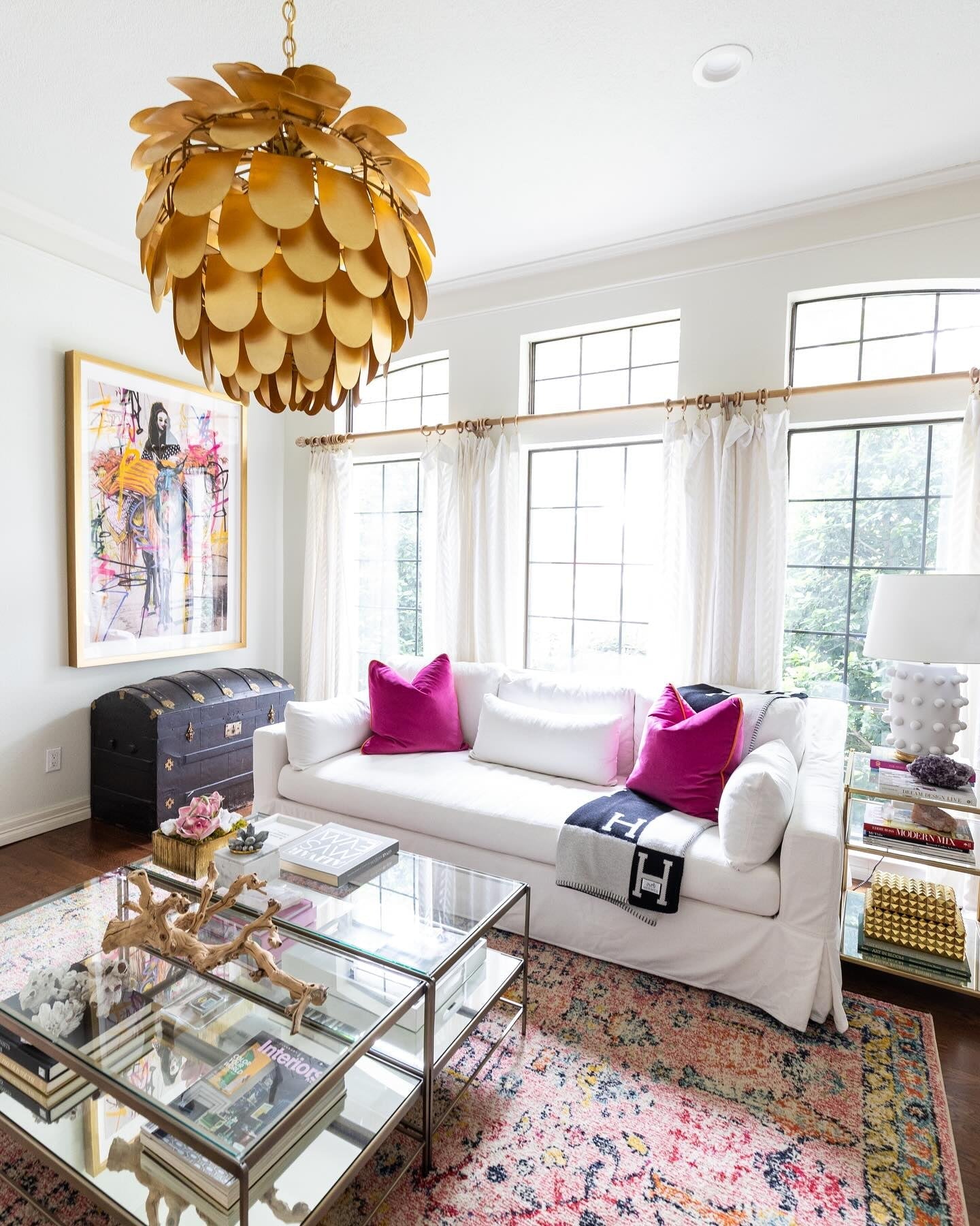Cynara Chandelier Layered Petals - Letslighting