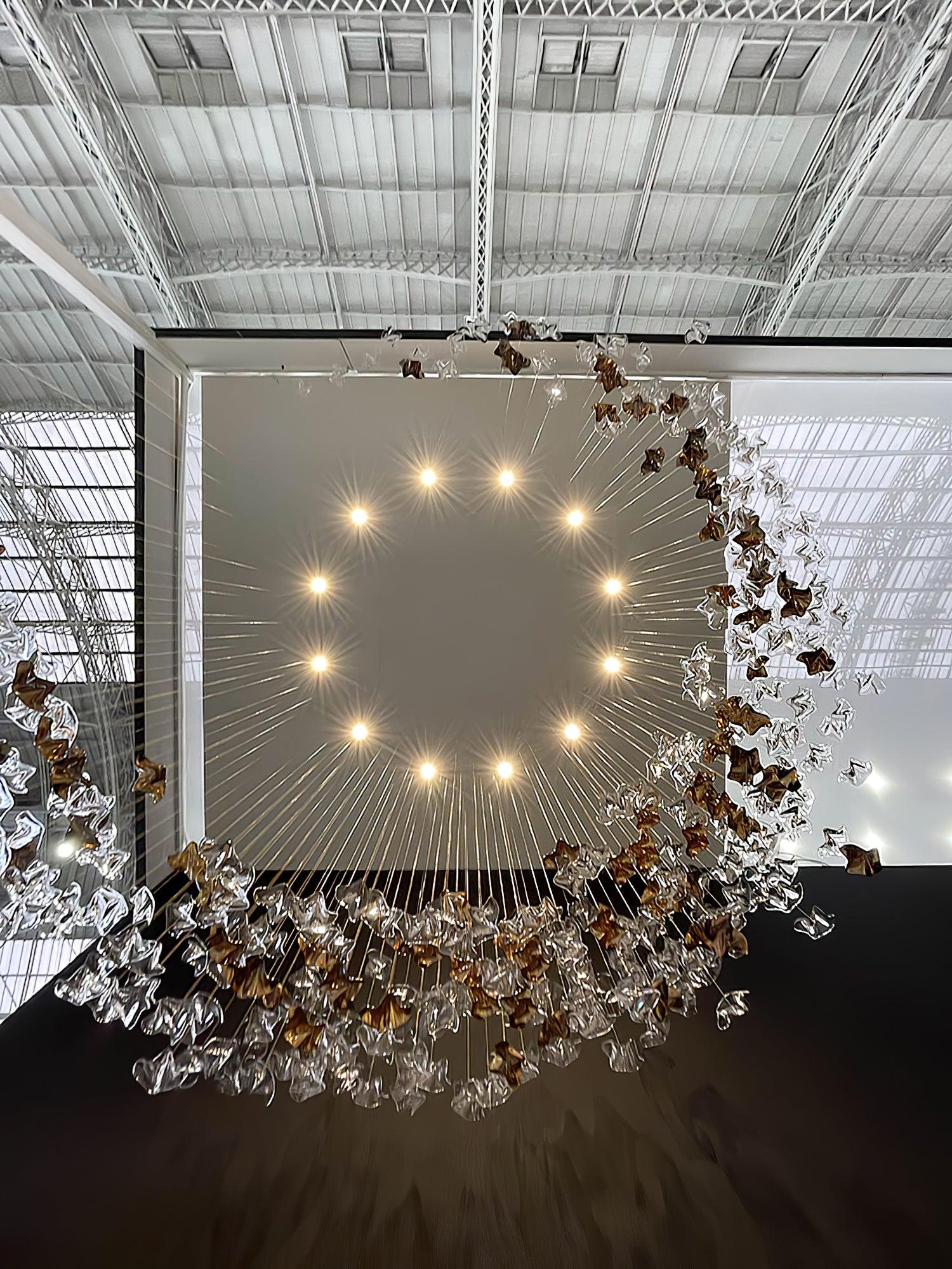 Vecarisra Luxury Tidal Art Glass Pendants Lamp - Blowlighting