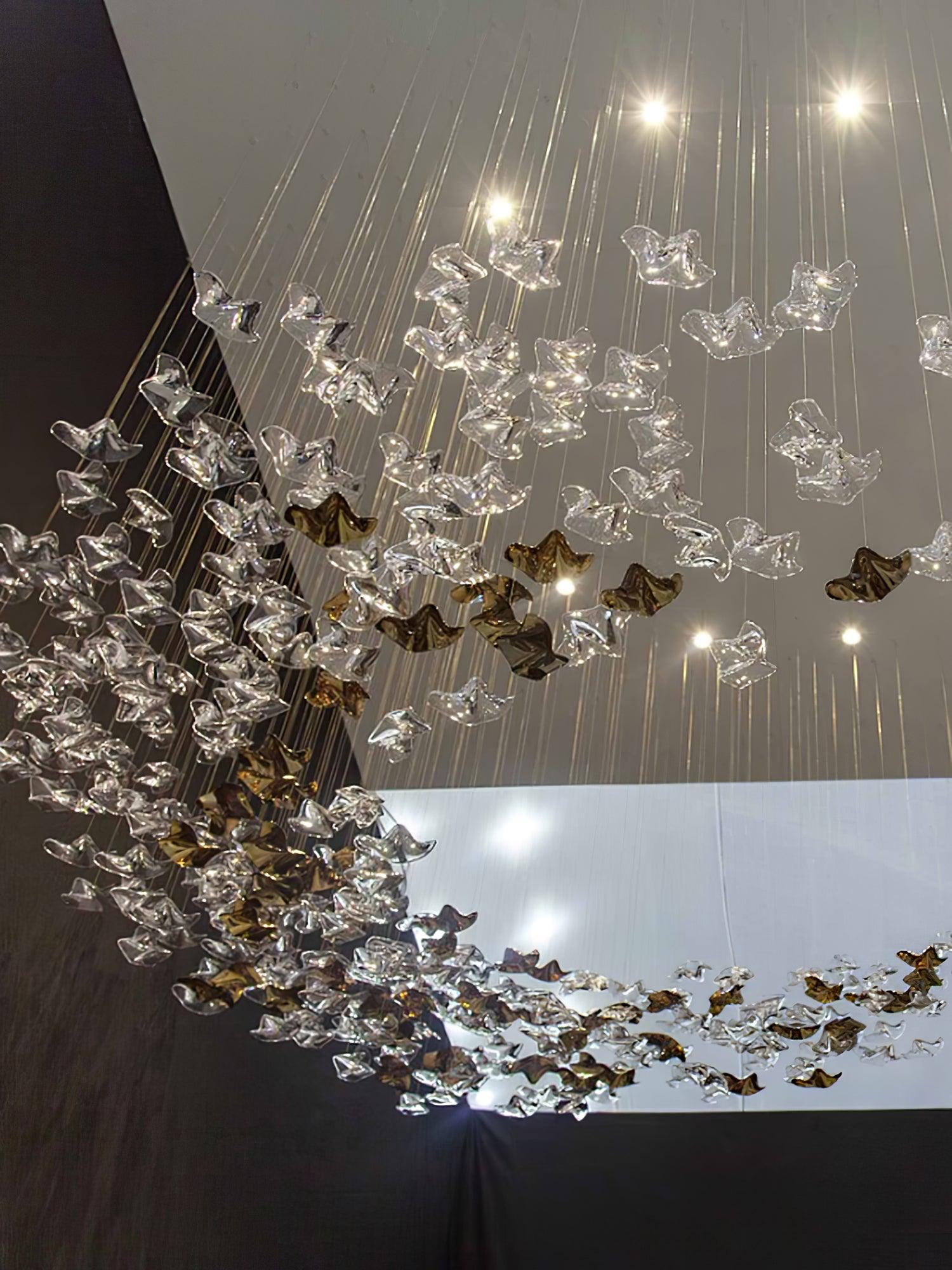 Vecarisra Luxury Tidal Art Glass Pendants Lamp - Blowlighting
