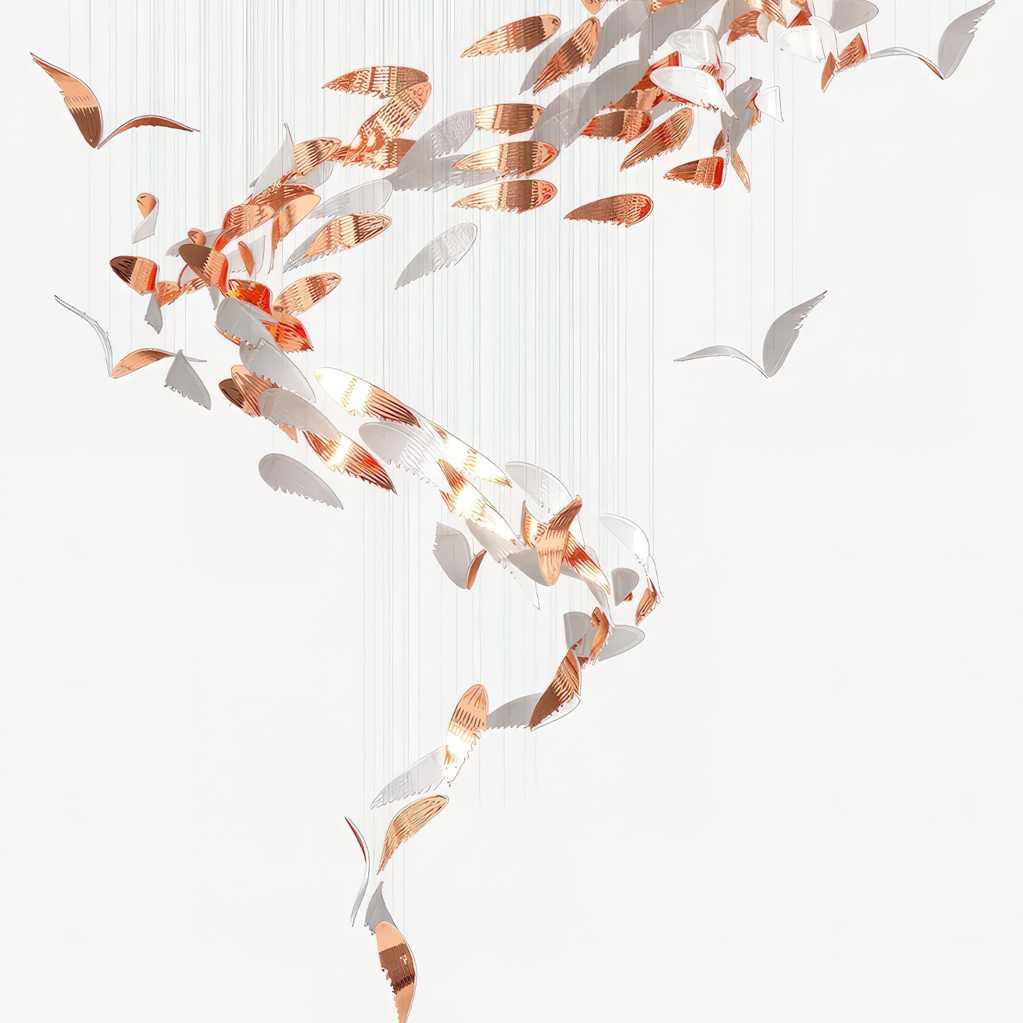 Alvenan Bird Flock Chandelier - Blowlighting