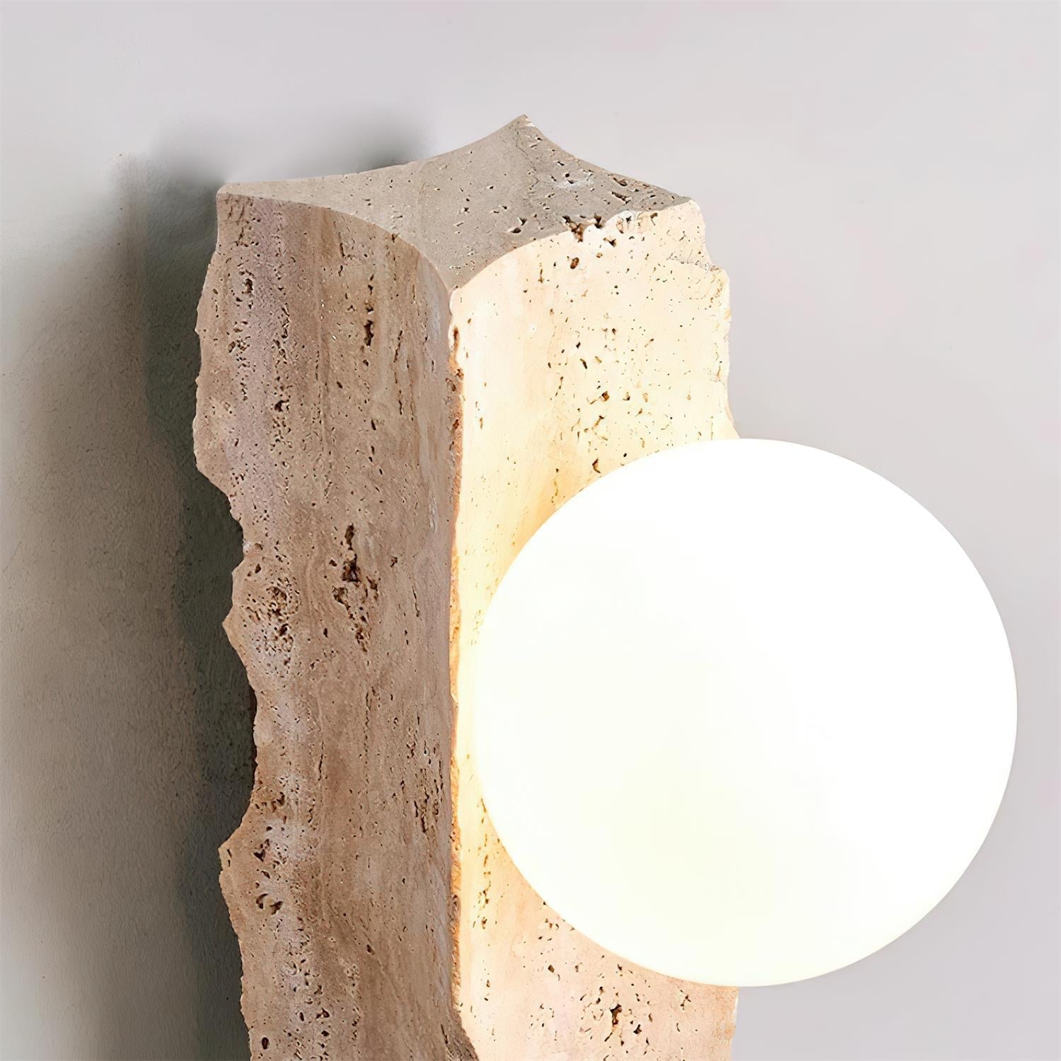 Obrio Travertine Wall Lamp - Letslighting