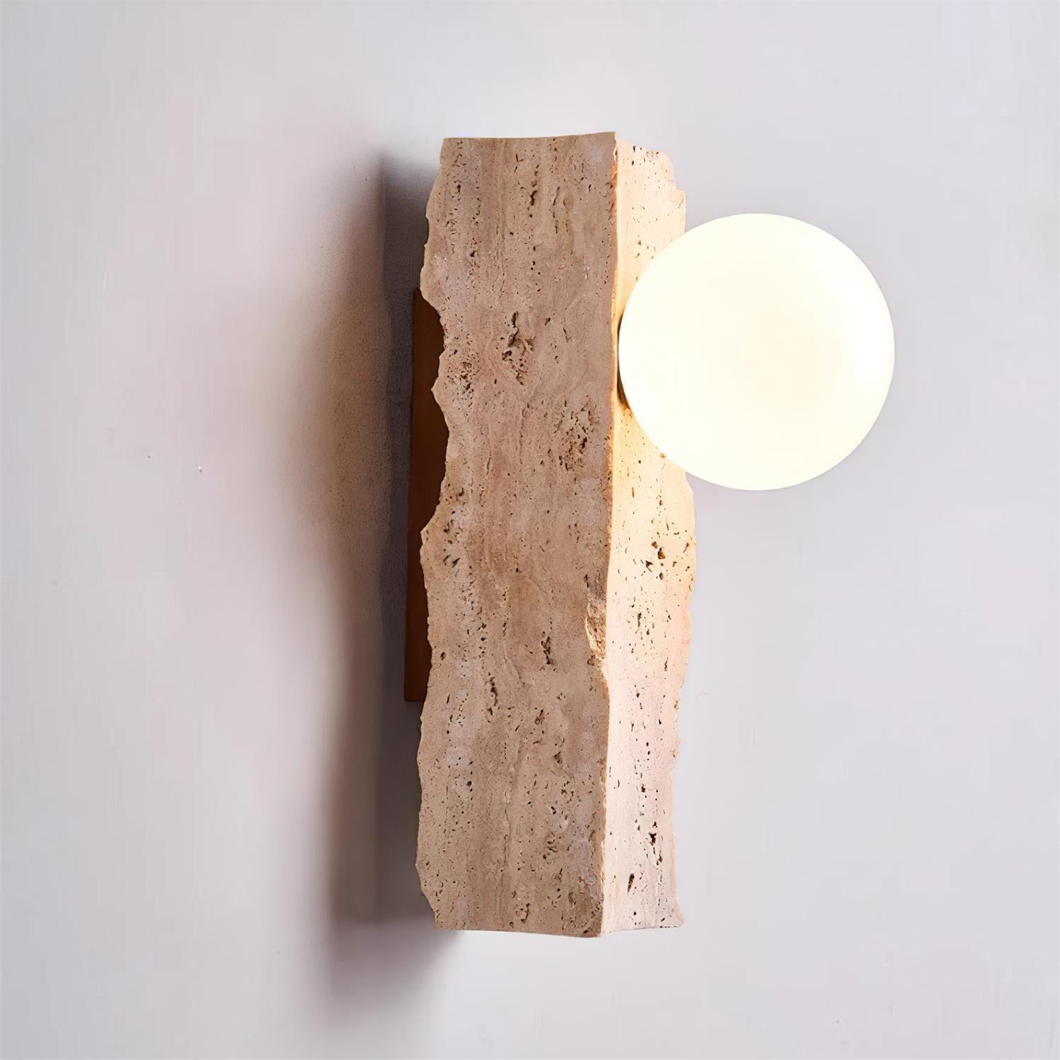 Obrio Travertine Wall Lamp - Letslighting