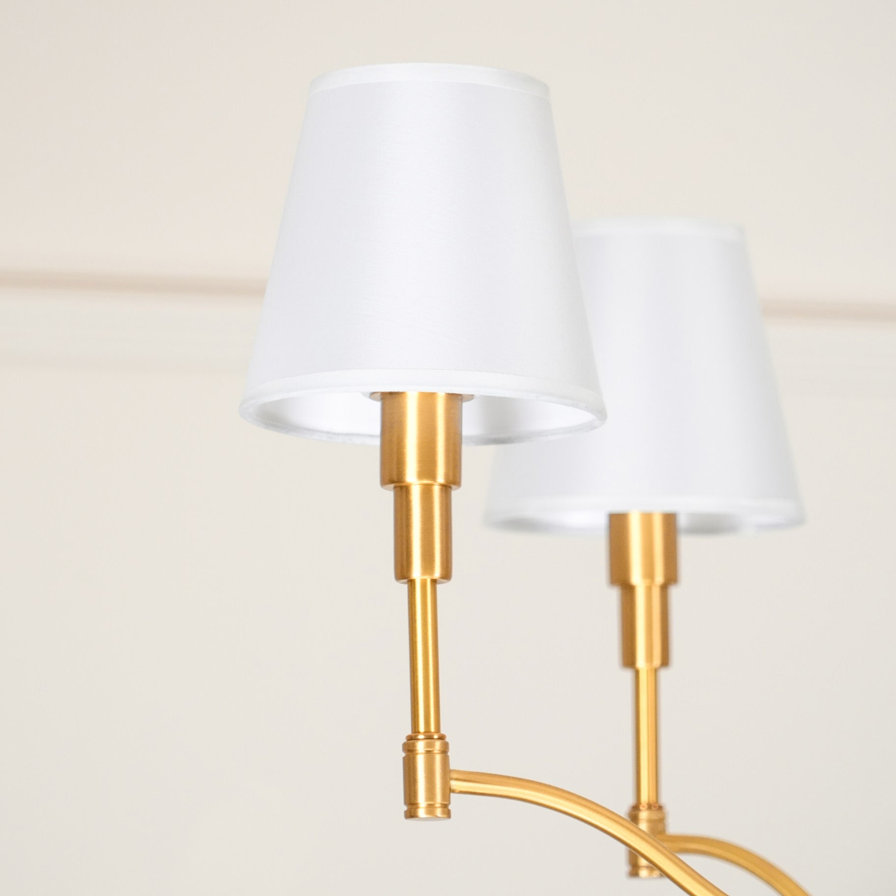 Unfold Vintage Traditional Brass Fabric Metal Chandelier - Lamp Copper