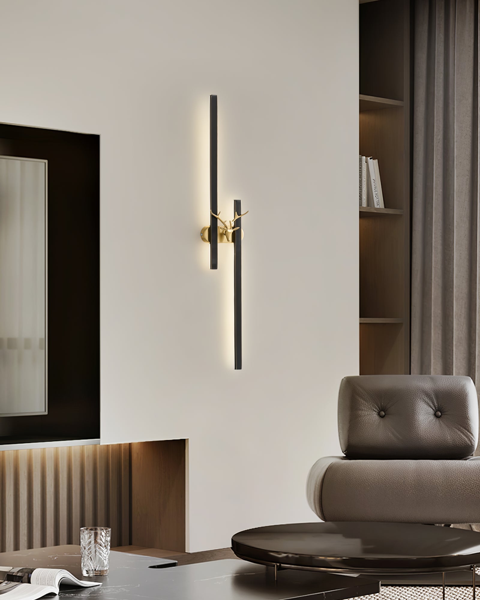 Deer Brass Wall Lamp - Blowlighting