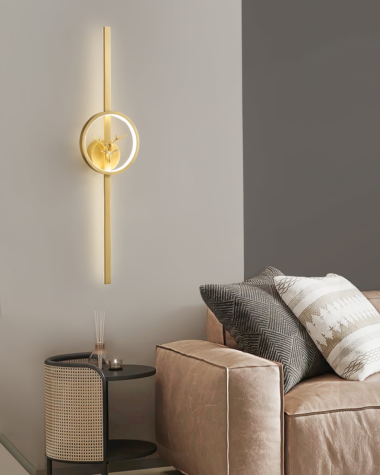Deer Brass Wall Lamp - Blowlighting