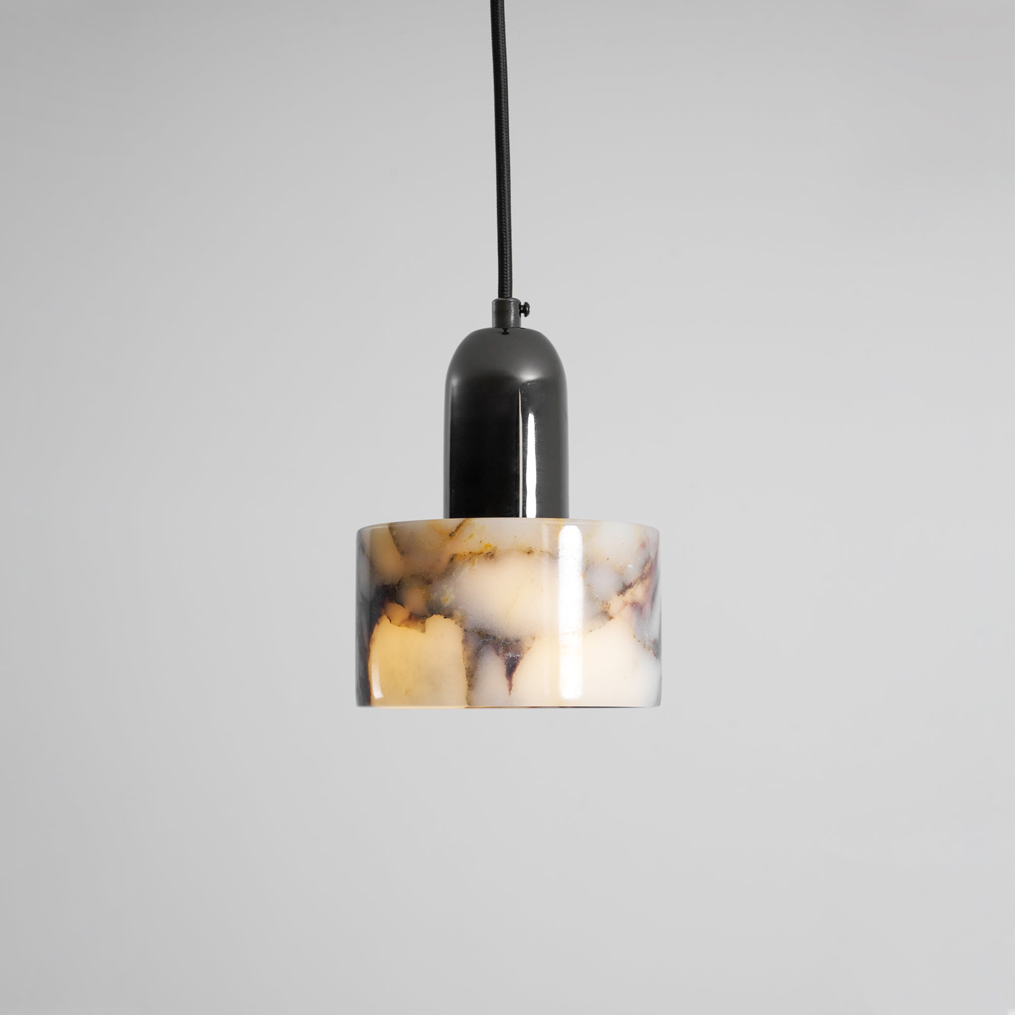 Flair Modern Minimalist Marble Metal Pendant Lamp - Lamp Copper