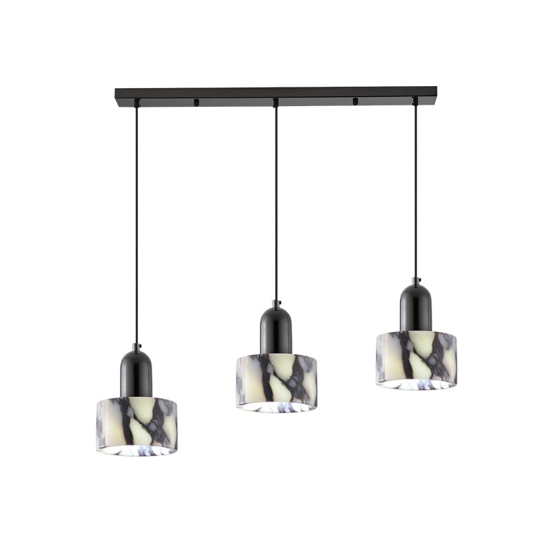 Flair Modern Minimalist Marble Metal Pendant Lamp - Lamp Copper