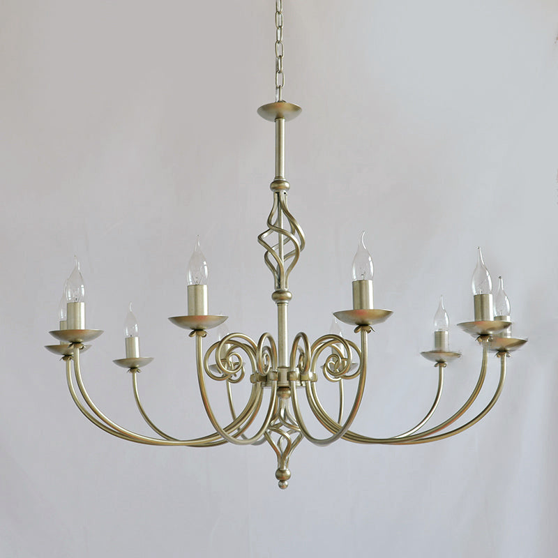 Grace Postmodern Luxury Brass Metal Chandelier - Lamp Copper