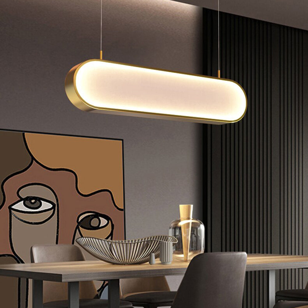 Valentina Suspension Ronde Contemporaine, Métal/Acrylique, Noir/Or/Argent, Cuisine/Salon