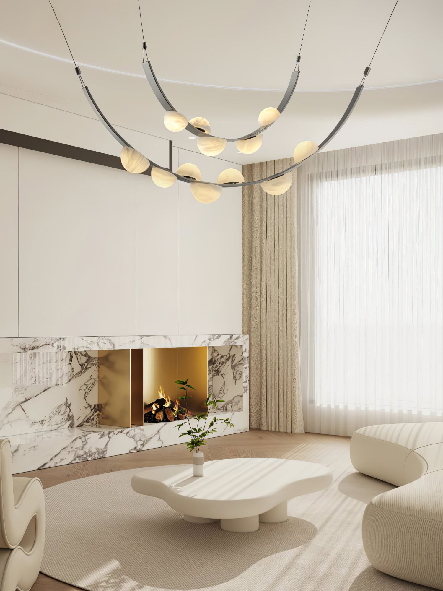 Evcaria Alabaster Chandelier - Letslighting