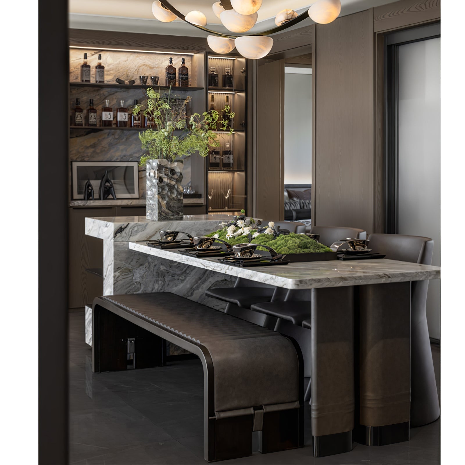 Evcaria Alabaster Chandelier - Letslighting