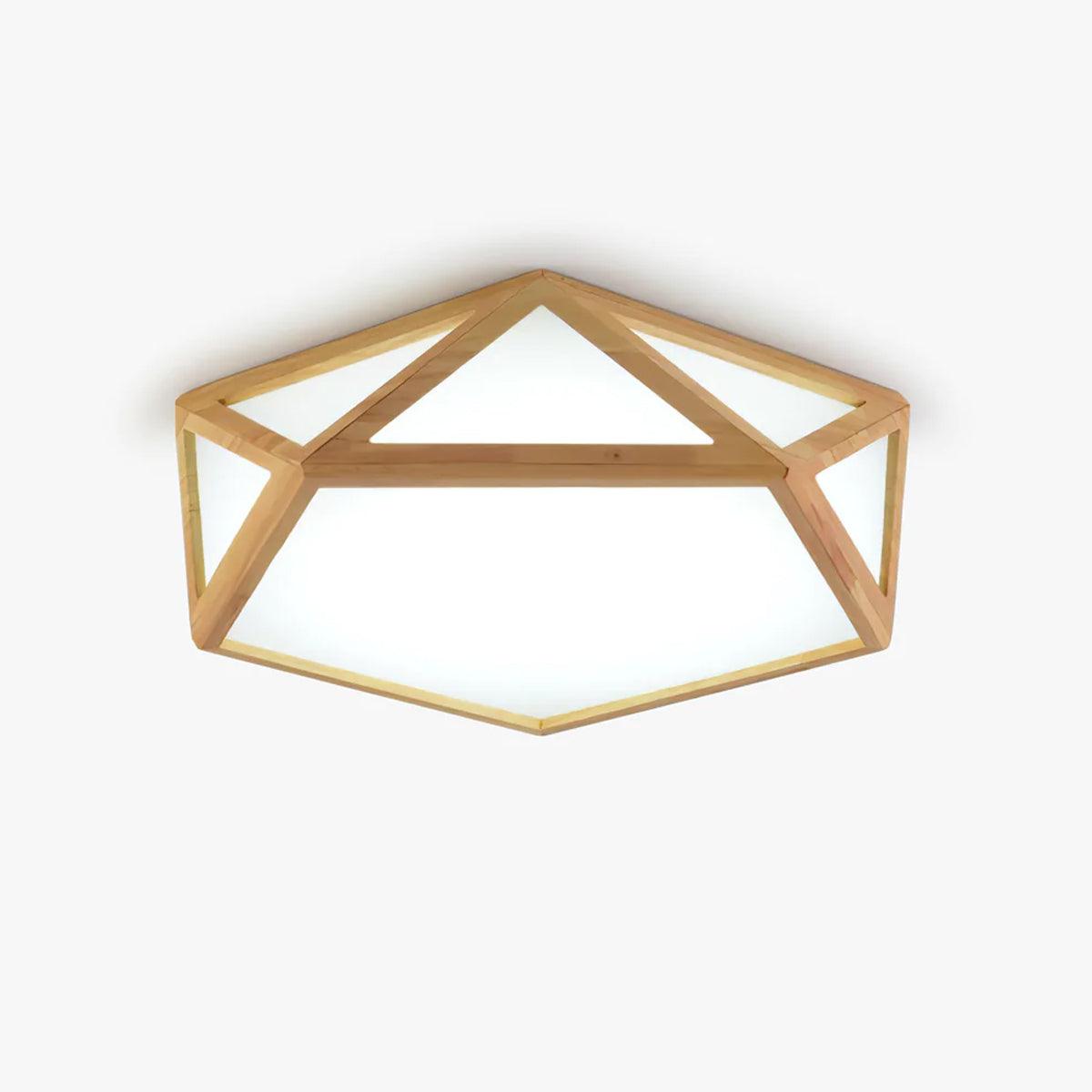 Diamond Wooden Ceiling Lamp - Blowlighting