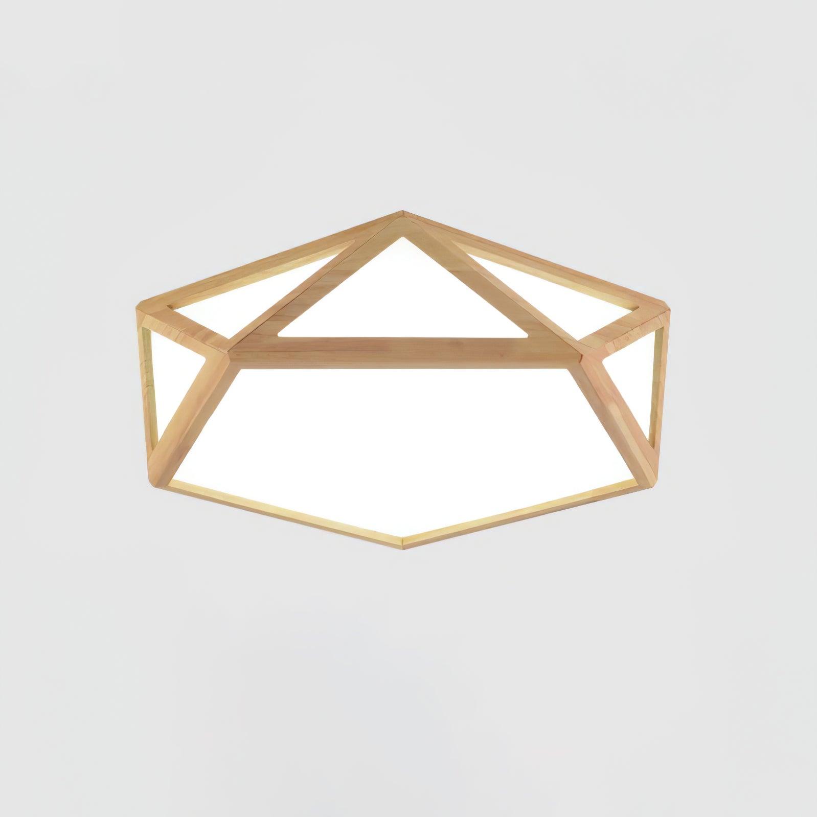 Diamond Wooden Ceiling Lamp - Blowlighting