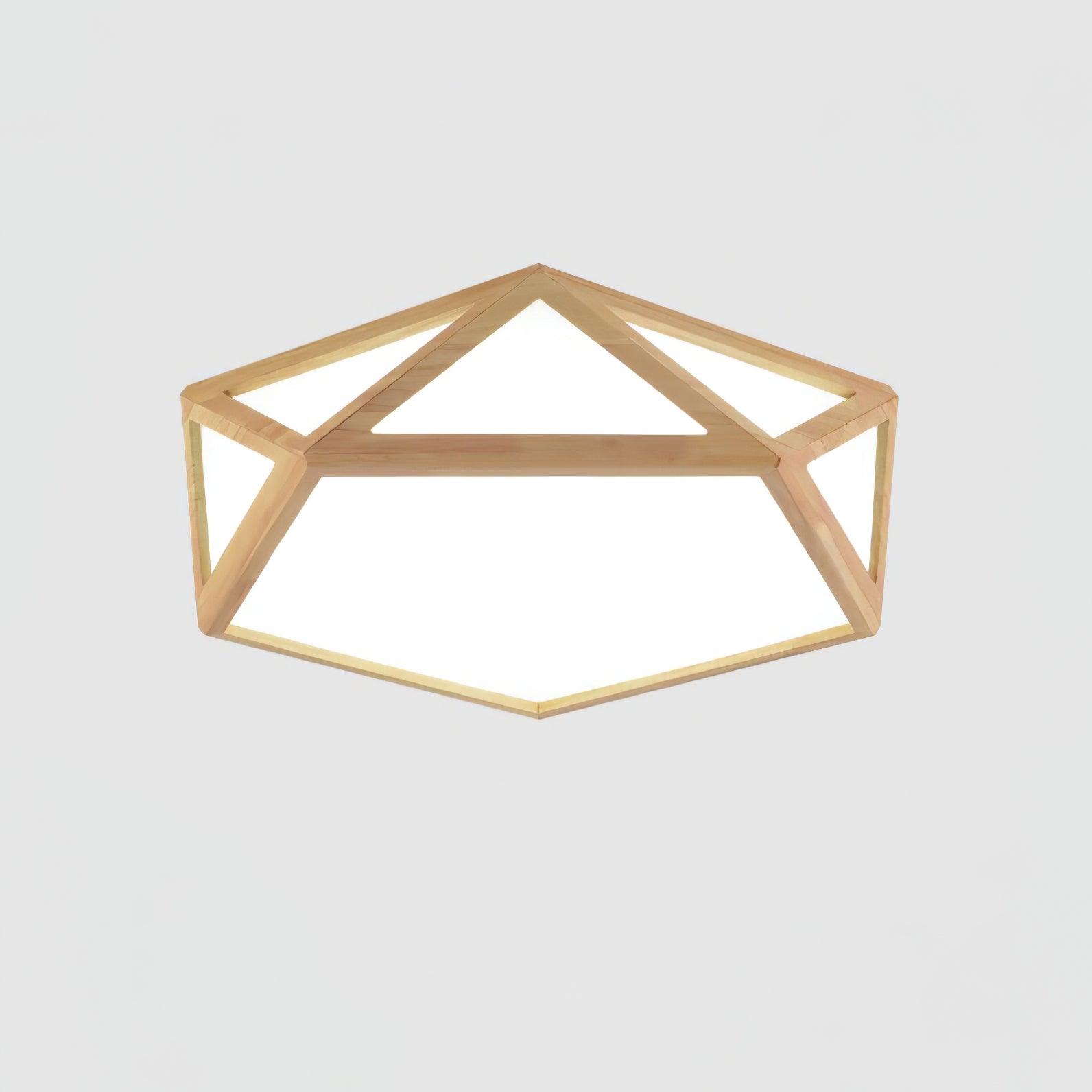 Diamond Wooden Ceiling Lamp - Blowlighting