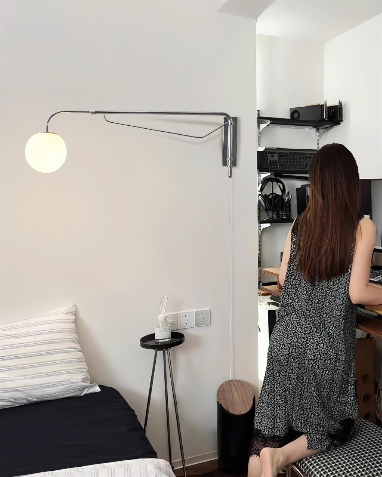 Orbit Modern Swing Arm Wall Lamp - Letslighting