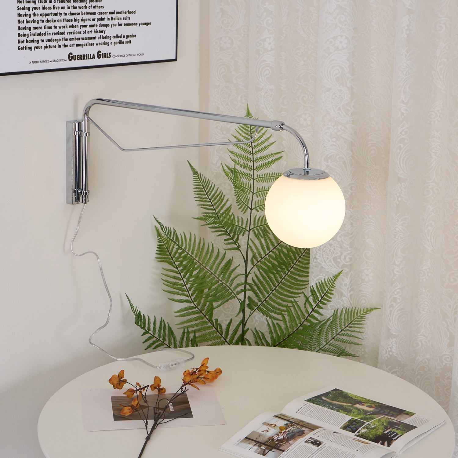 Orbit Modern Swing Arm Wall Lamp - Letslighting