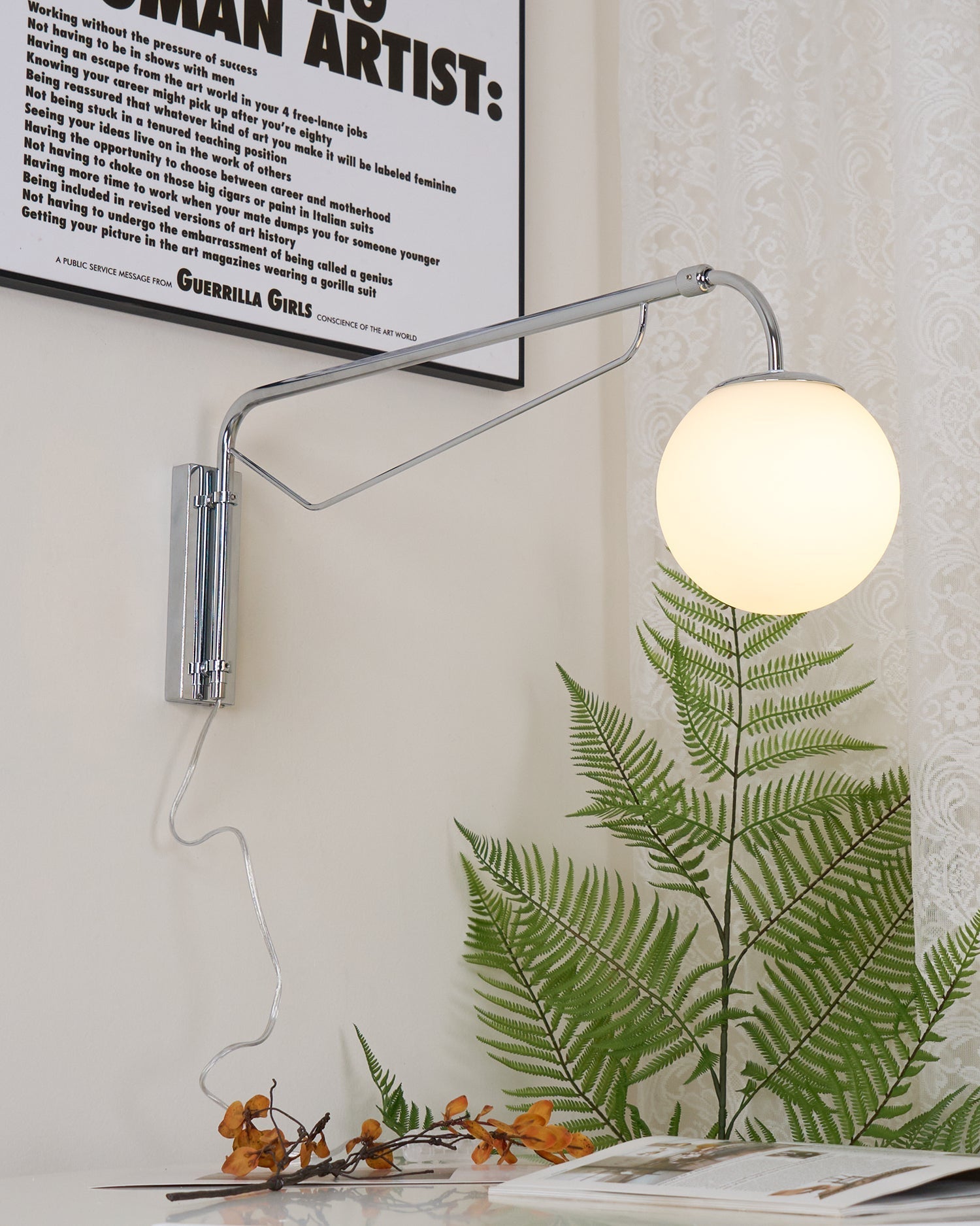 Orbit Modern Swing Arm Wall Lamp - Letslighting