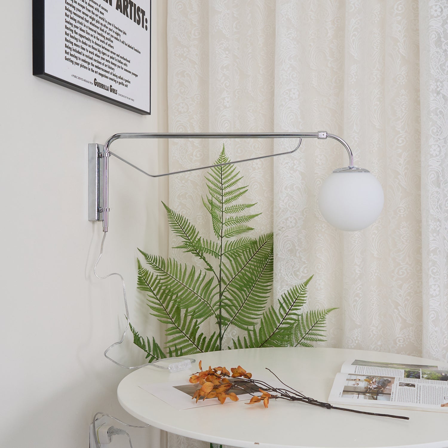 Orbit Modern Swing Arm Wall Lamp - Letslighting