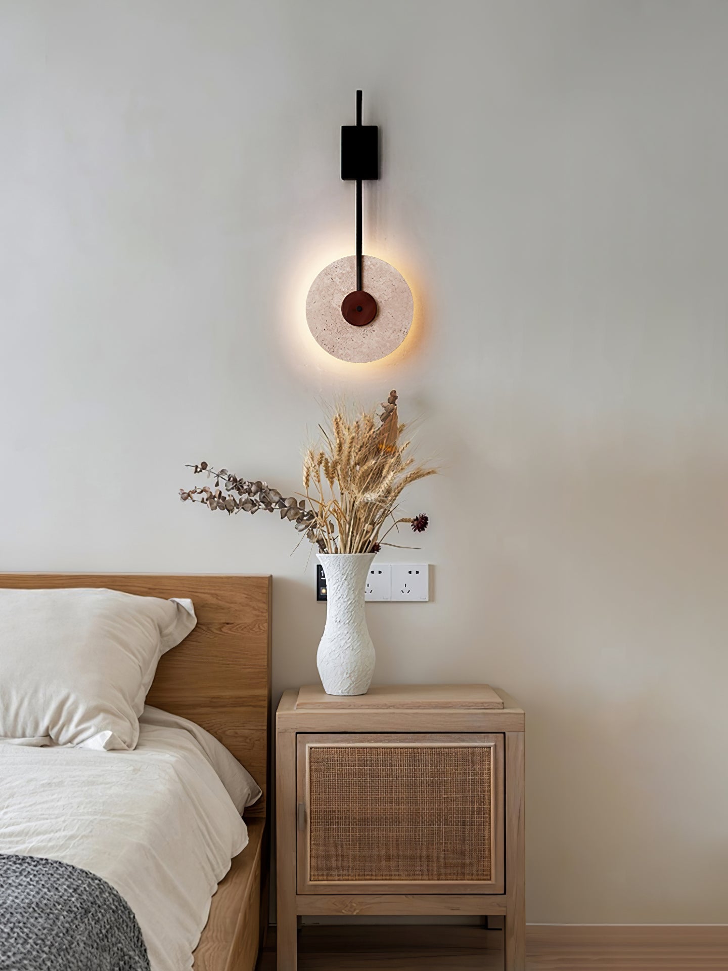 Elysia Travertine Wall Light - Letslighting