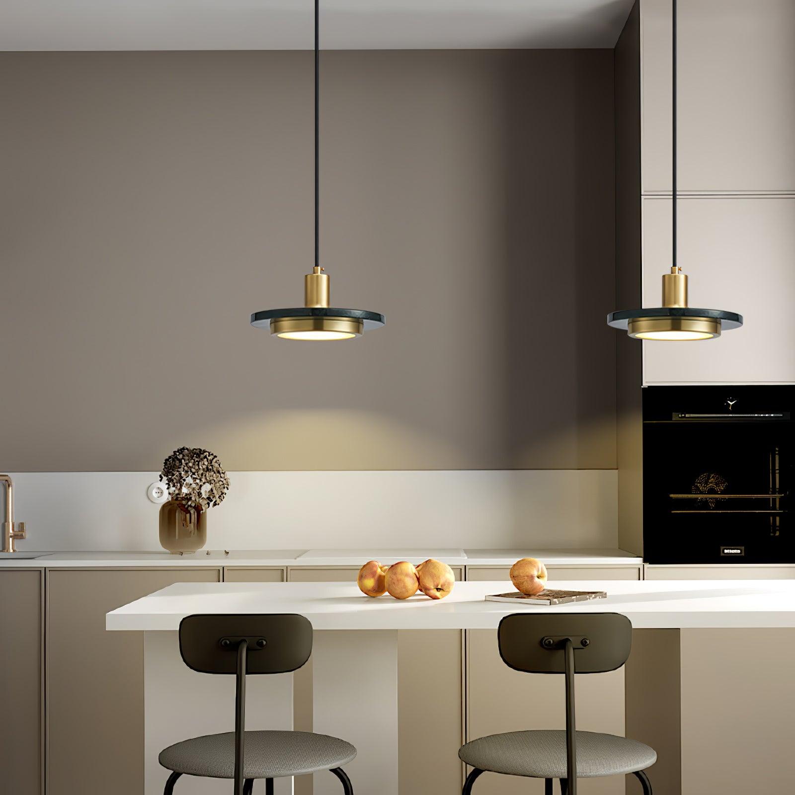 Double Circle Pendant Light - Blowlighting