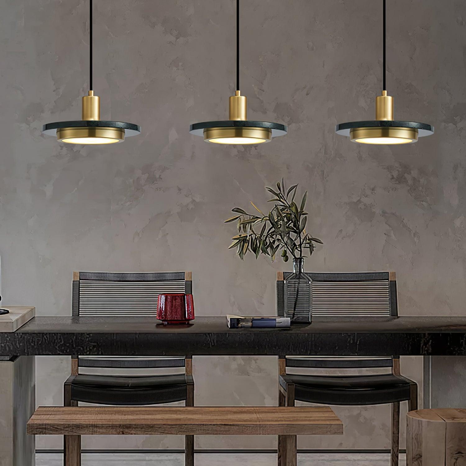 Double Circle Pendant Light - Blowlighting