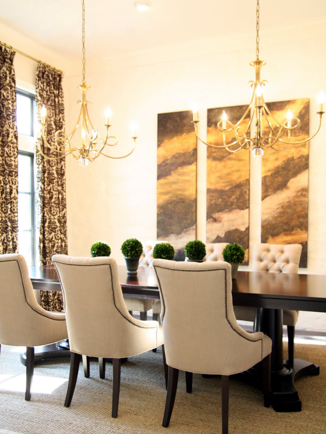 Braid Vintage Double Twist Brass Crystal Chandelier - Lamp Copper