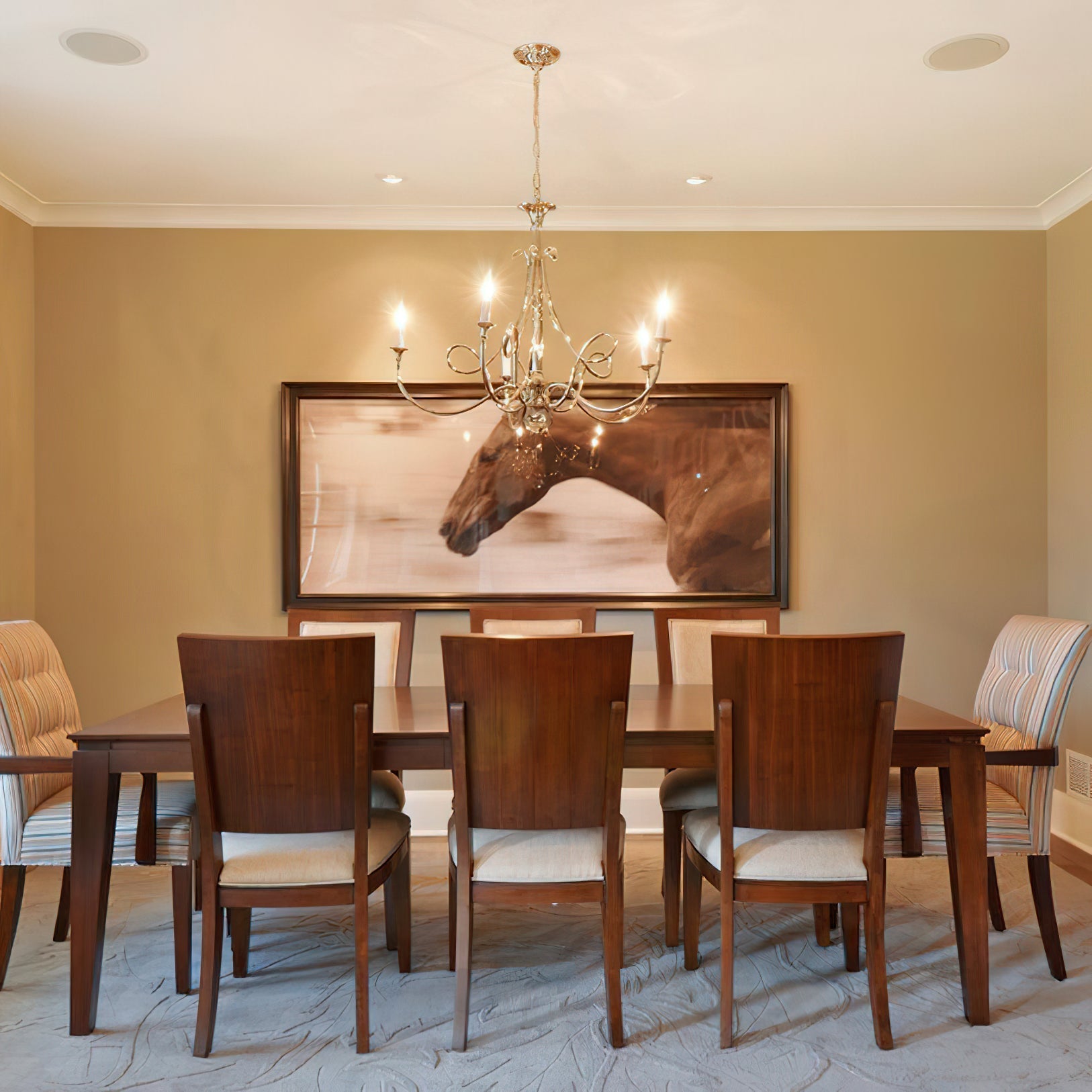 Braid Vintage Double Twist Brass Crystal Chandelier - Lamp Copper