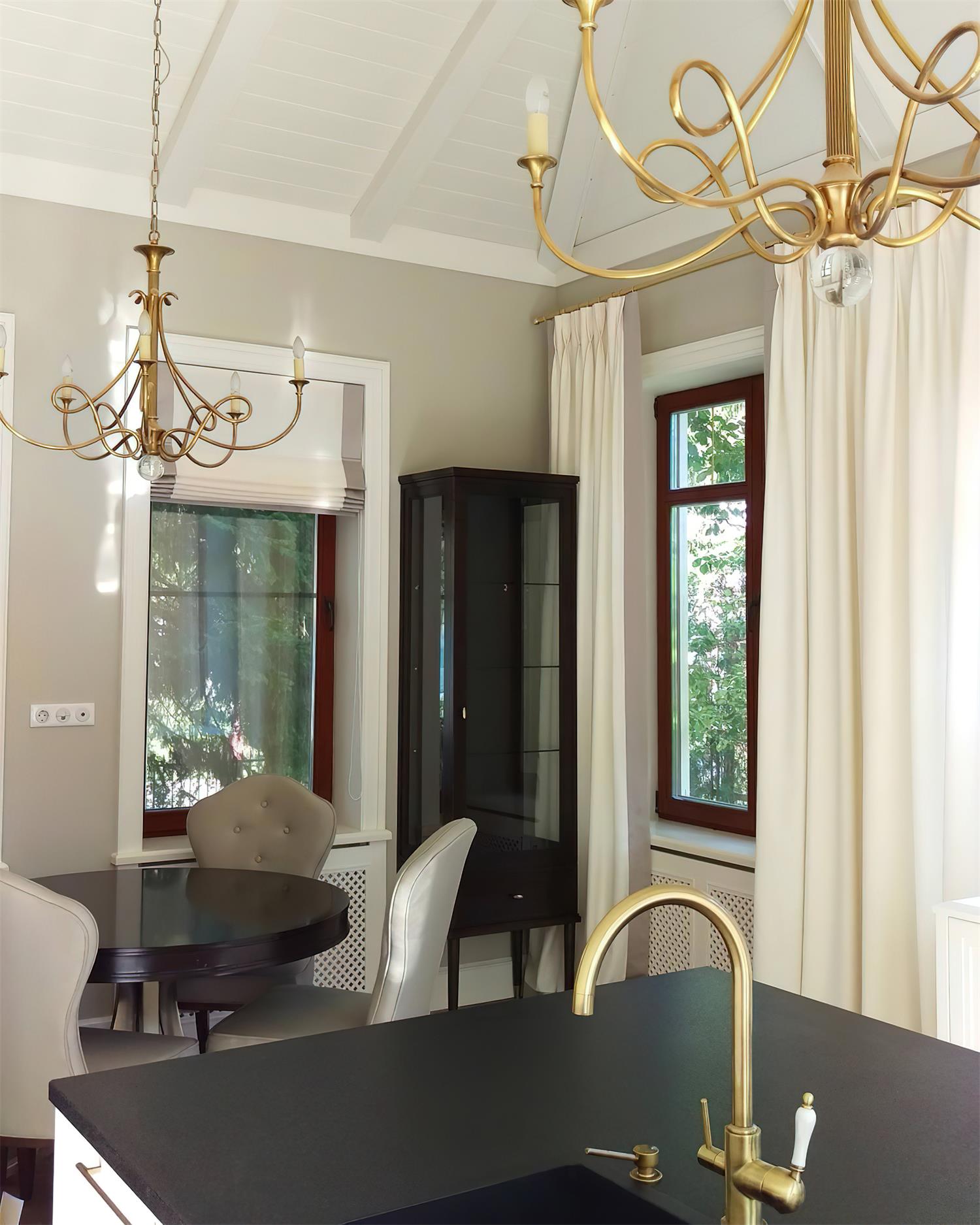 Double Twist Chandelier Ribbon-Arm Grandeur - Letslighting