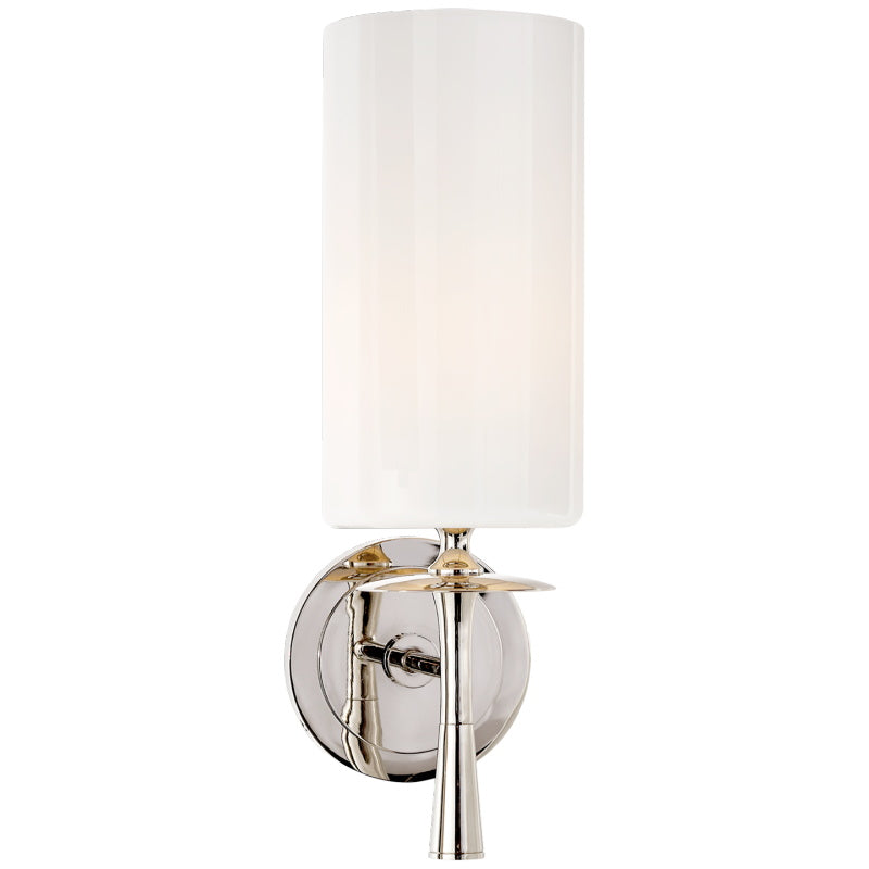 Knight Modern Minimalist Fabric Glass Wall Lamp - Lamp Copper