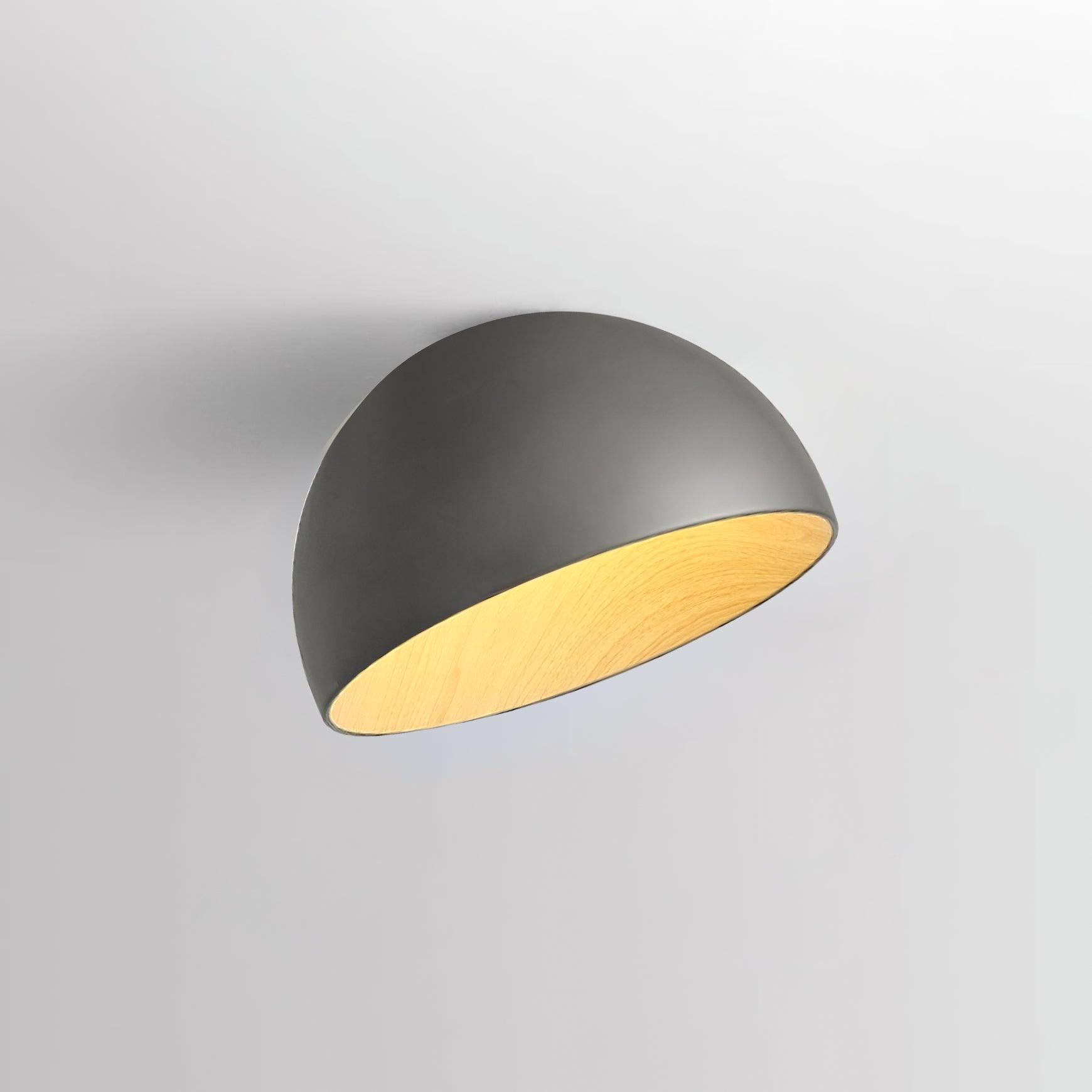 Ceiling Lamp Dome Wood Interior Warm Modern Minimalist - Letslighting