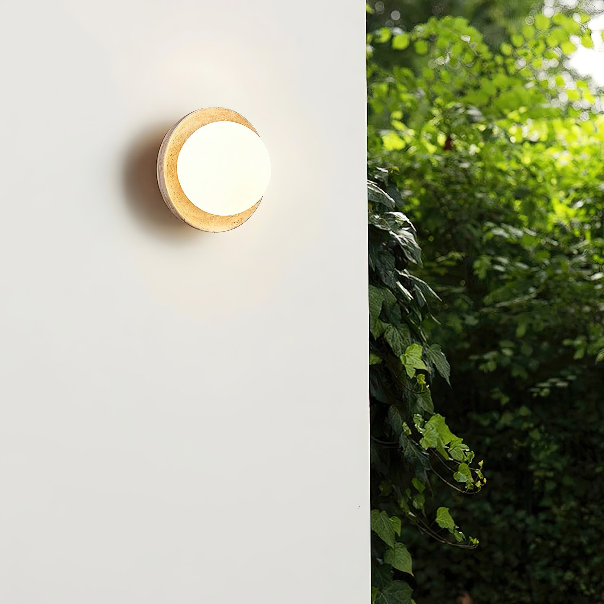 Weave Modern Minimalist Metal Glass Wall Lamp - Lamp Copper