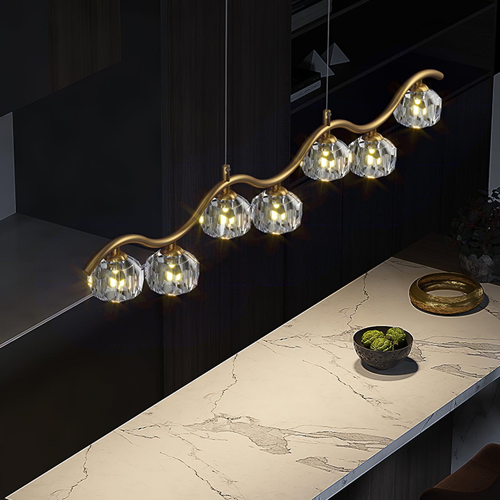 Eara Crystal Chandelier - Blowlighting